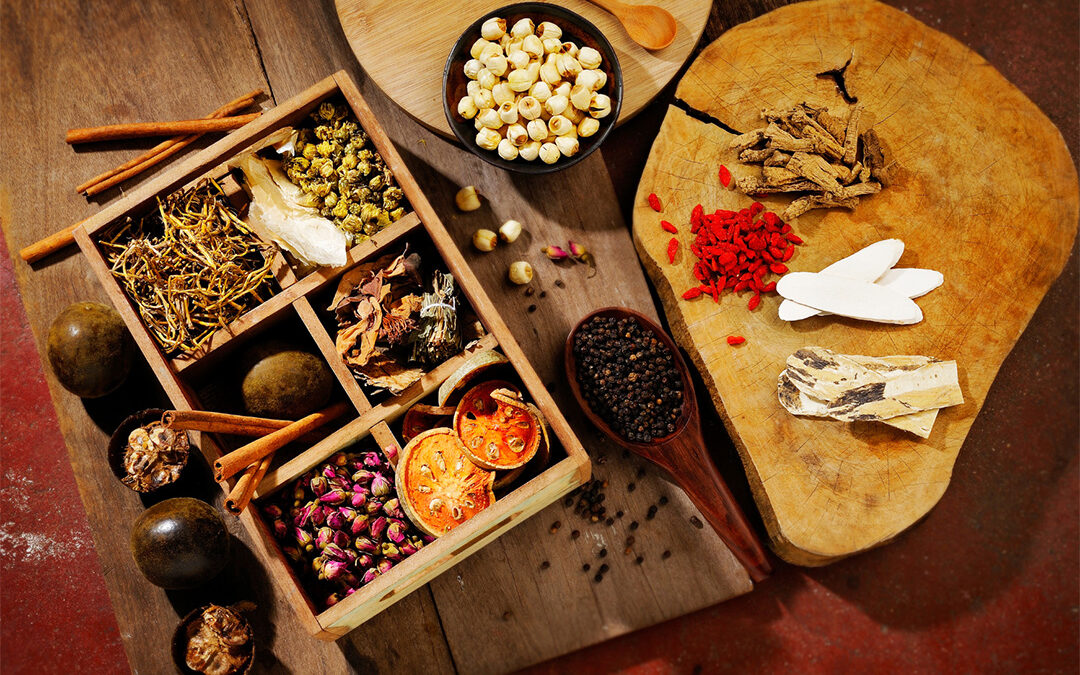 natural ingredients including plants, herbs and spices