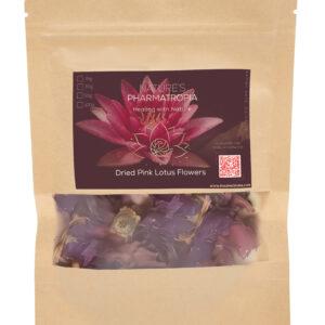 Pink Lotus Tea (Nymphaea Pubescens) Whole Flowers