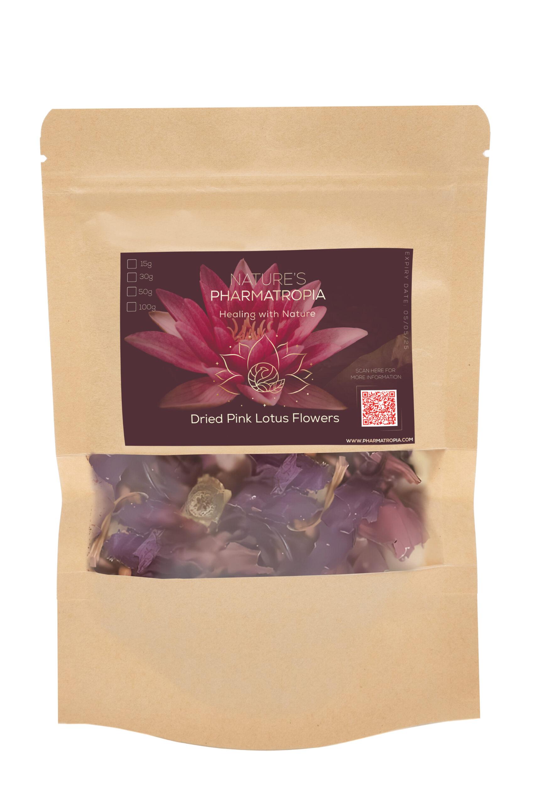 Pink Lotus Dried Flowers Tea