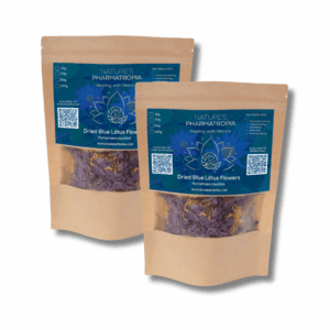 Combo - Blue Lotus Tea (Nymphaea nouchali) Whole Flowers (2 x 100g)